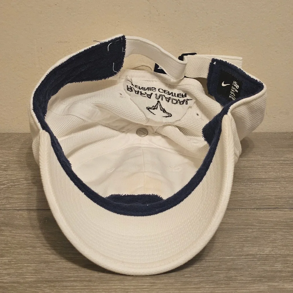 Nike Court Heritage86 Rafa Nadal Tennis Center Hat White Adjustable DJ6147-102